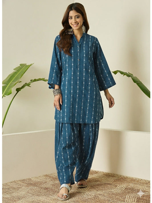 Indigo Rhythm Printed Kurta & Pant Set
